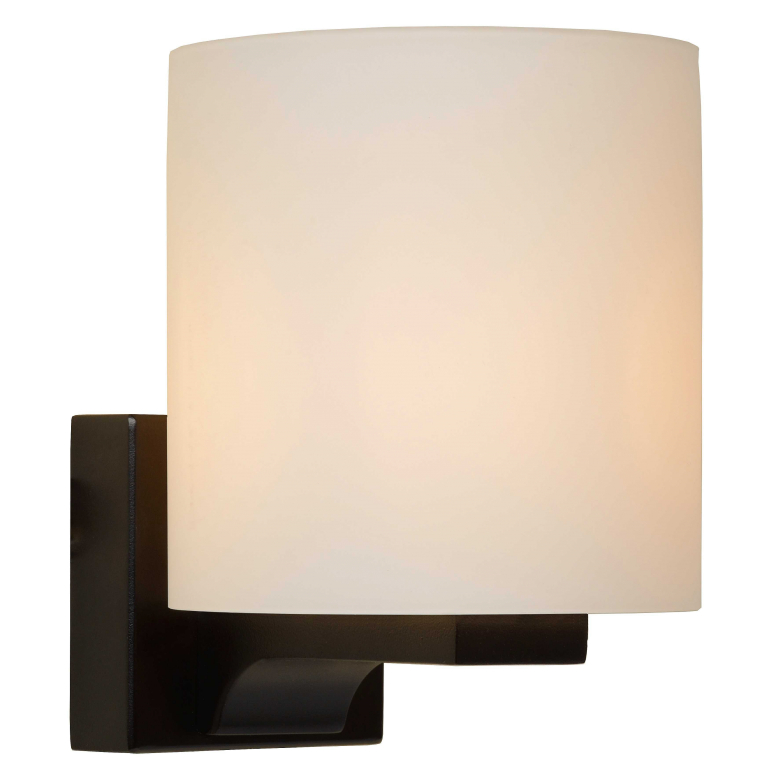Lucide Jenno wandlamp badkamer IP44 zwart/wit