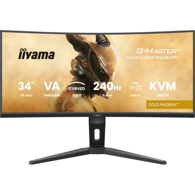 iiyama G-MASTER GCB3486WQSCP-B1 écran plat de PC 86,4 cm (34