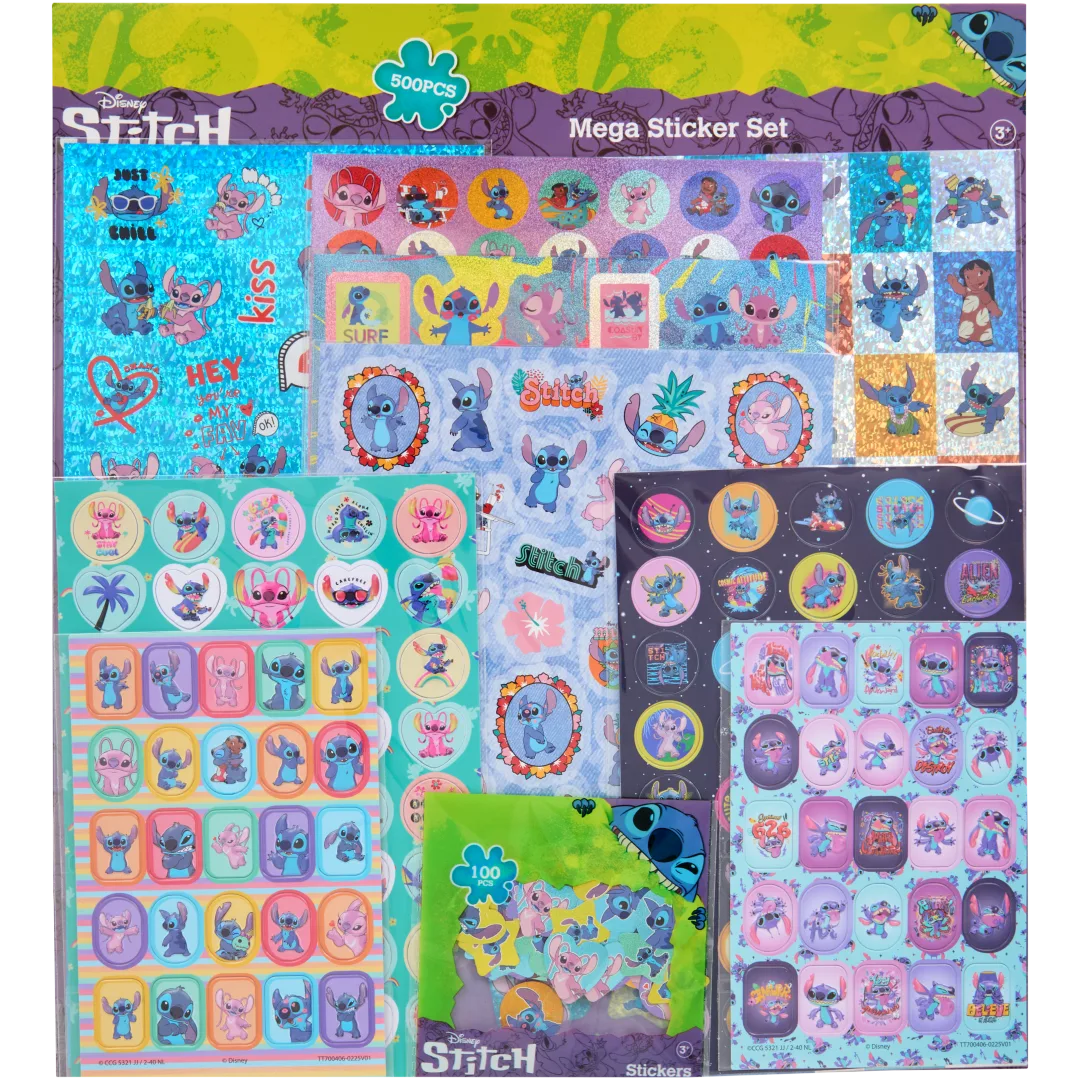 XL stickerset 500 stuks | diverse varianten