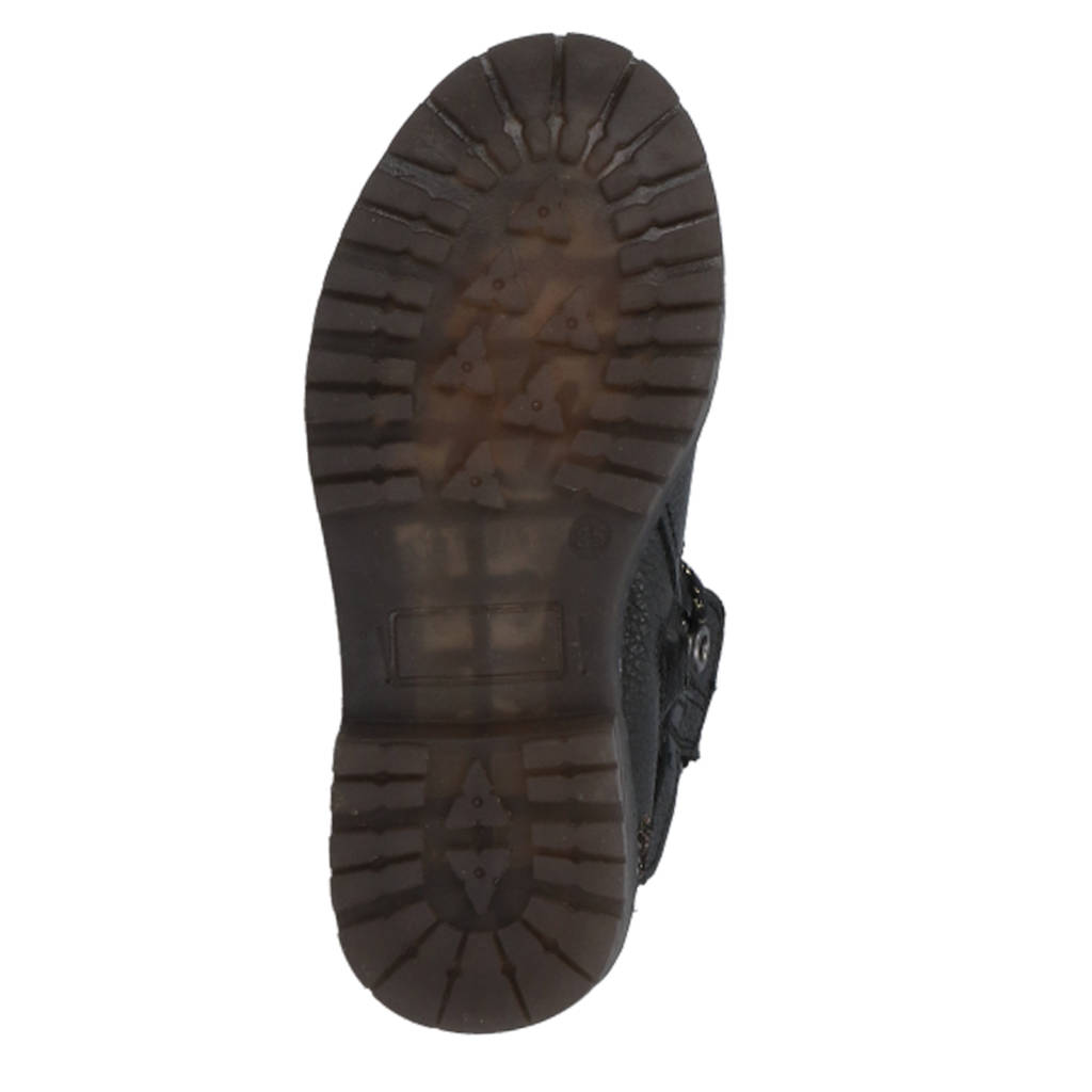 Clic! leren veterboots zwart