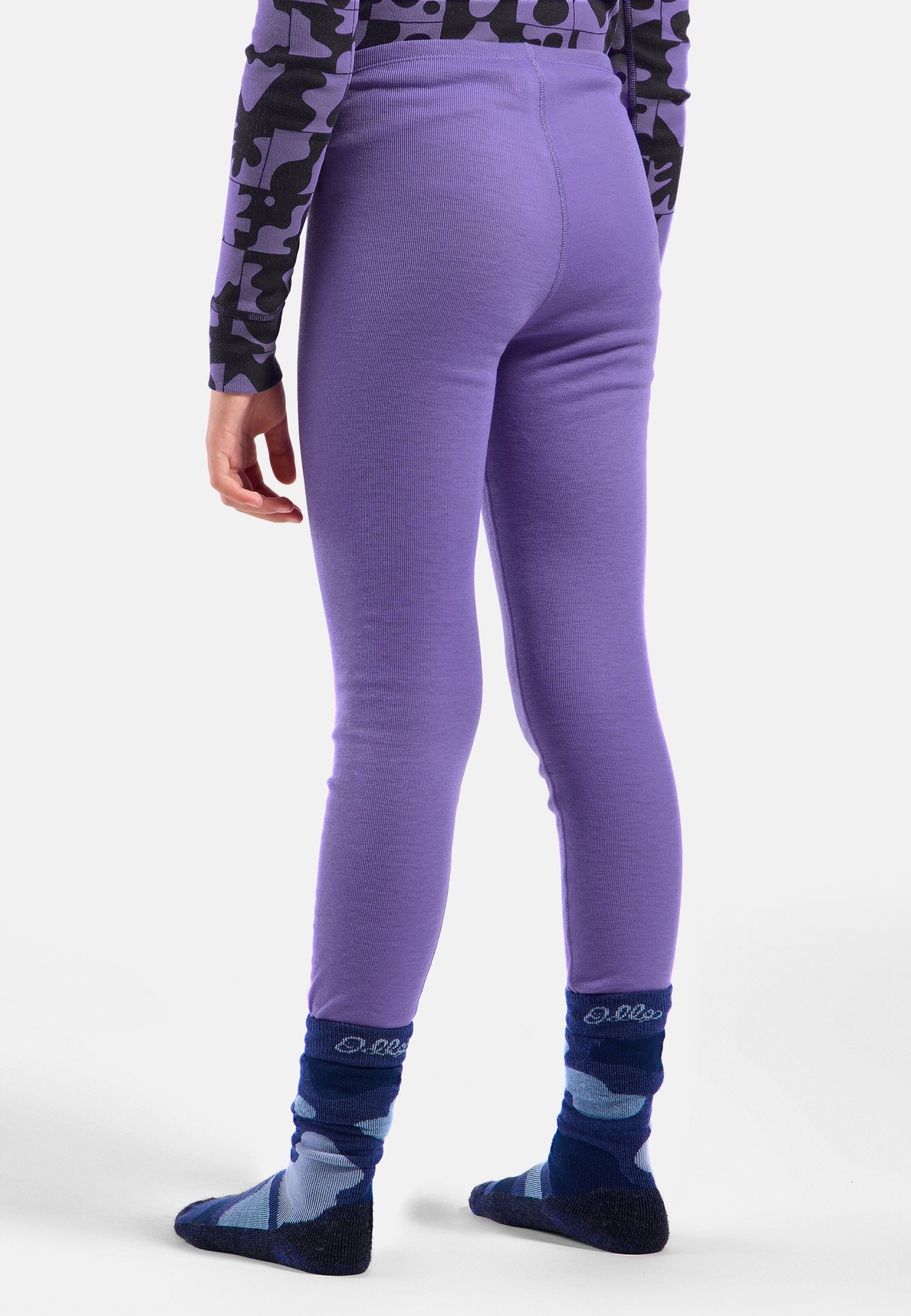 Active Warm Kids Leggings in afterparty.