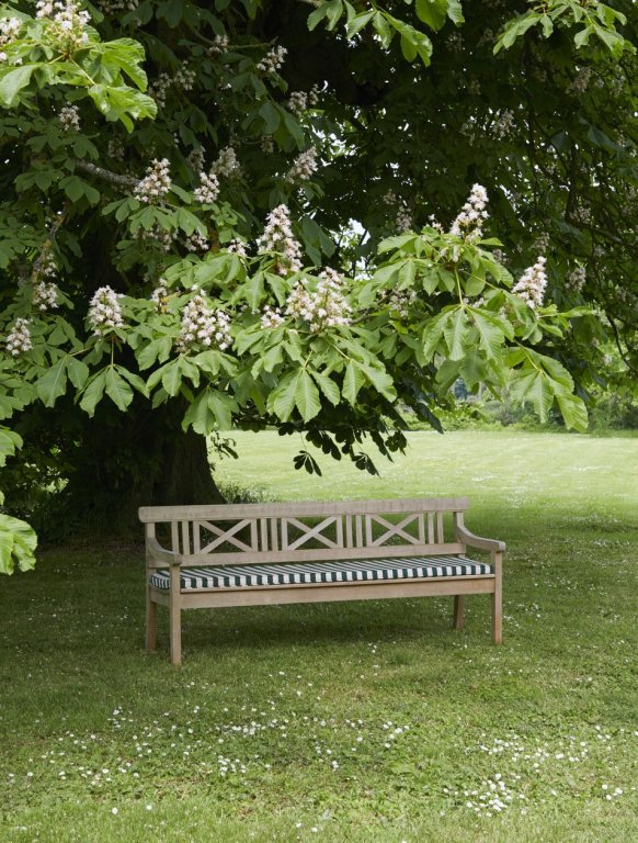 Fritz Hansen Zitkussen Drachman tuinbank 200 lemon