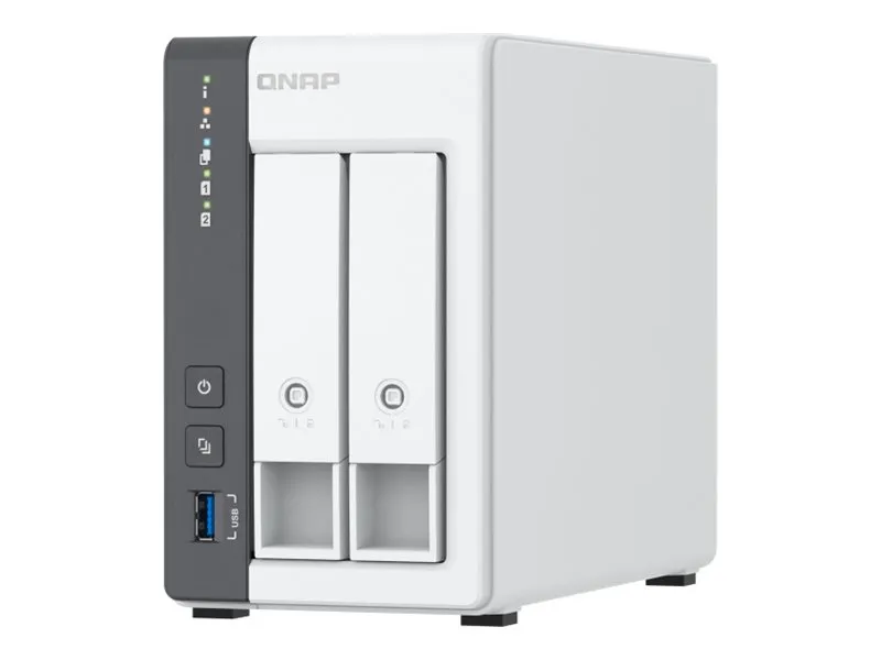 QNAP TS-216G - NAS-server - 2 bays - SATA 6Gb/s - RAID JBOD, 0, 1 - RAM 4 GB - 2.5 Gigabit Ethernet - iSCSI support