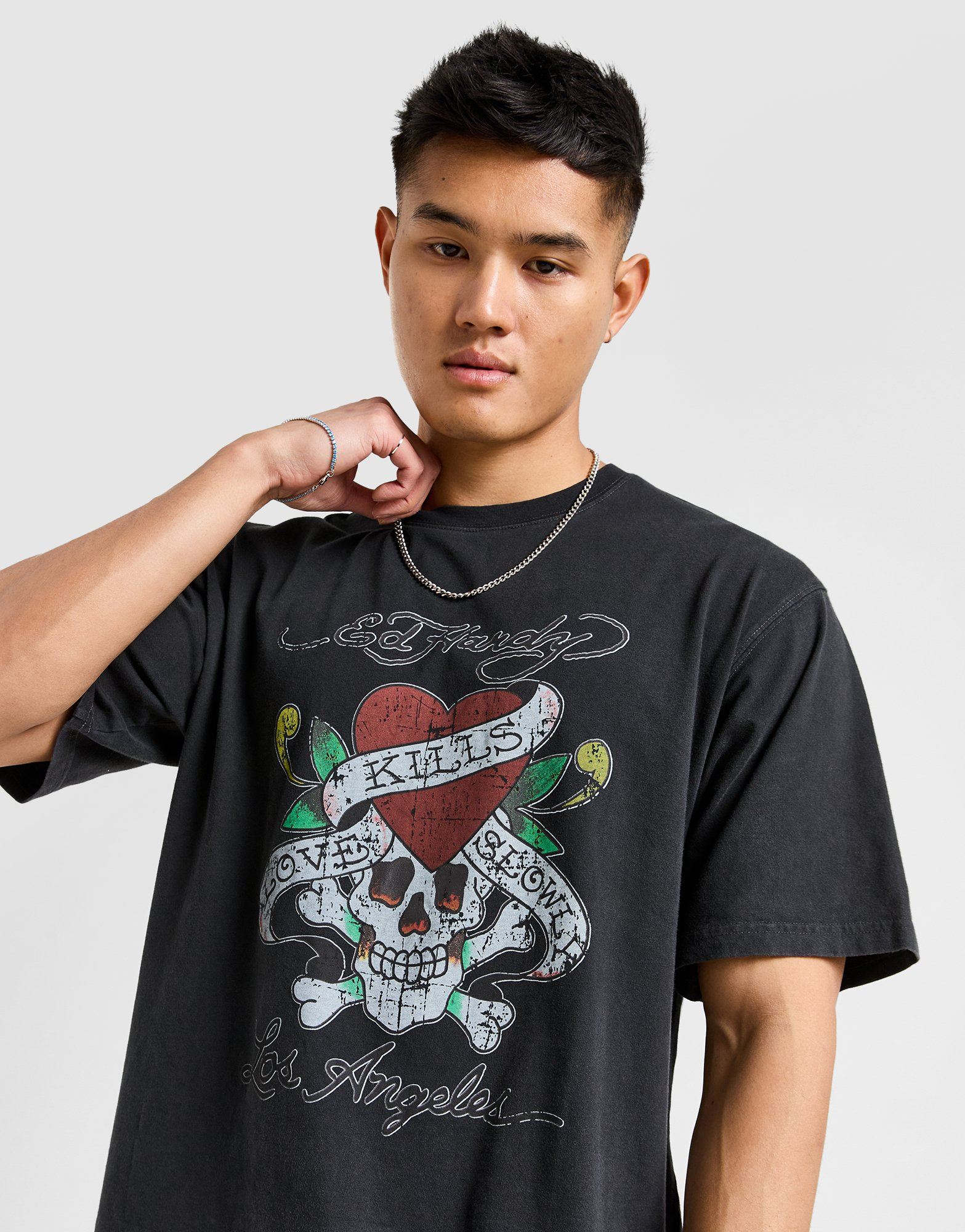 Ed Hardy T-shirt Skull Homme