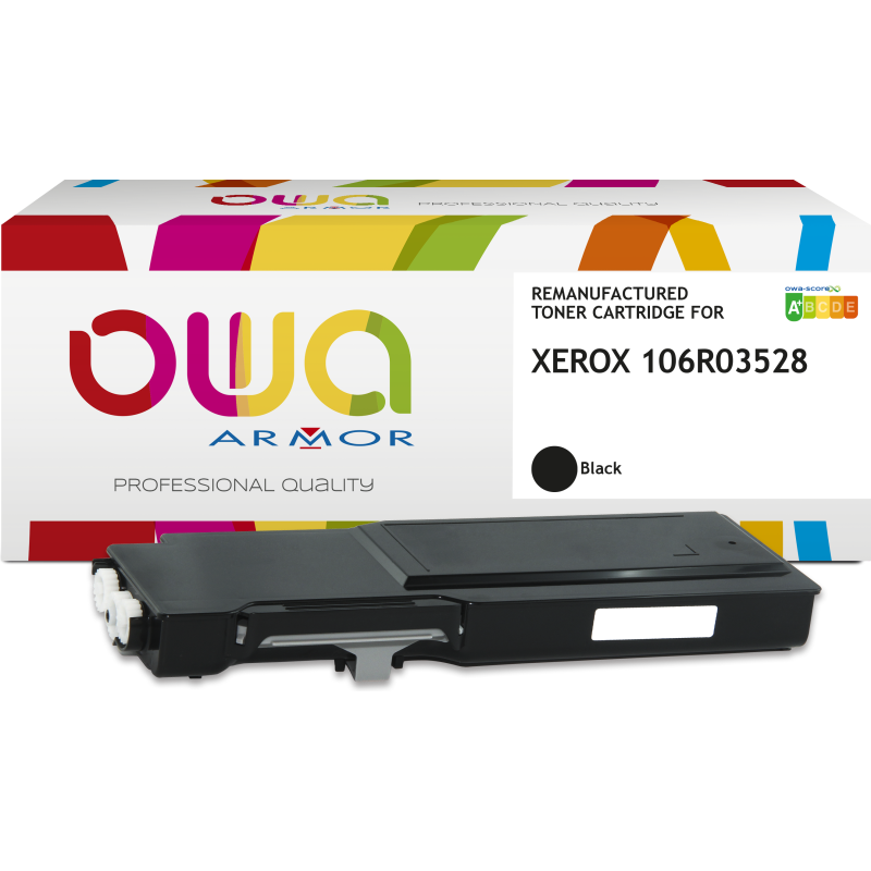 Toner remanufacturé OWA - haute capacité - Noir - pour XEROX 106R03528