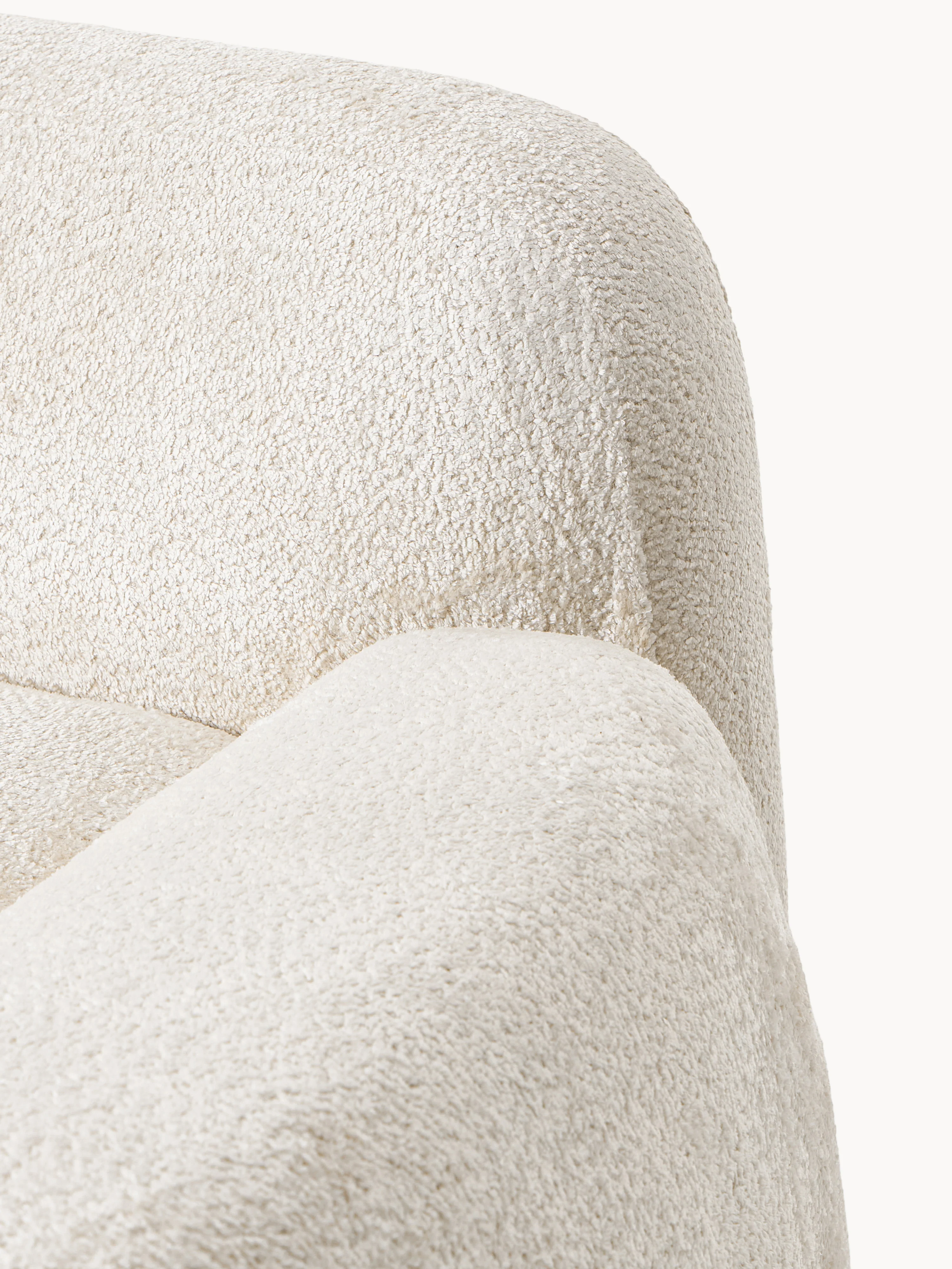 XL teddy bouclé loungestoel Wolke