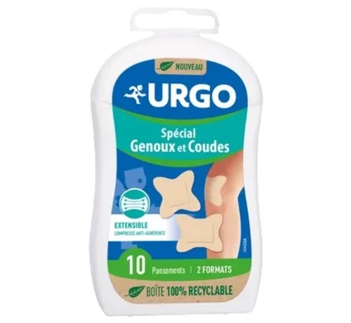 Pansements Spécial Genoux et Coudes - Urgo - 10 Unités