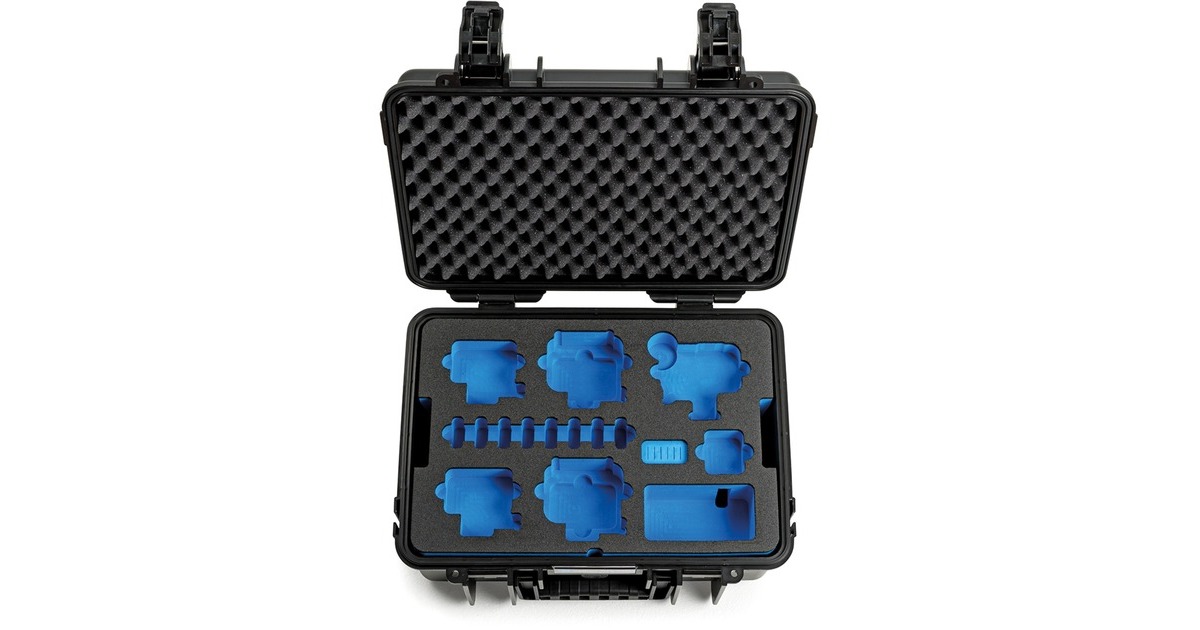 B&Woutdoor.case type 4000 GoPro9 koffer  (Zwart)