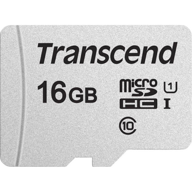 Transcend microSDHC 300S 16GB 16 Go NAND Classe 10