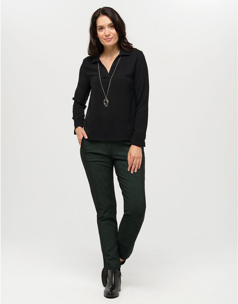 Blouse fluide noire
