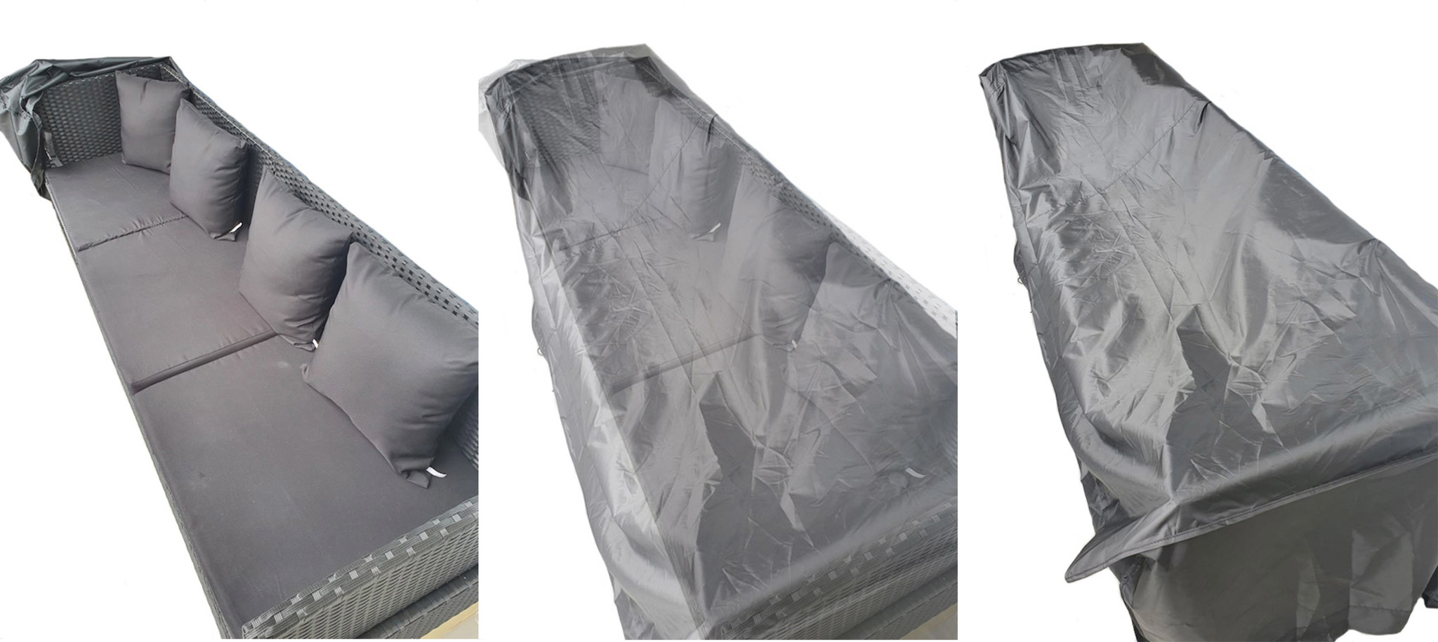 CUHOC Golden 224 x 84 x 66 cm tuinbankhoes
