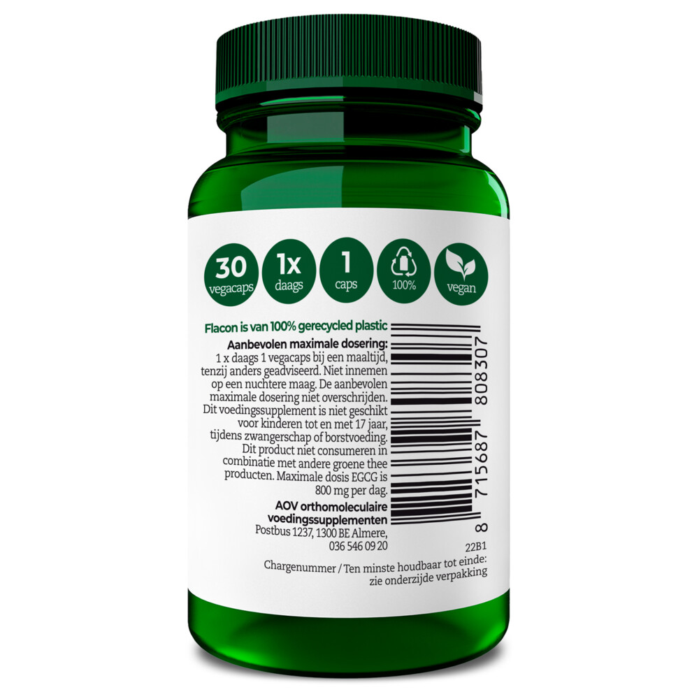AOV 830 Saffraan & L-theanine30 vegacapsules