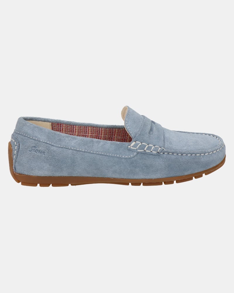 Sioux Carmona Velour Mocassins & loafers  - blauw
