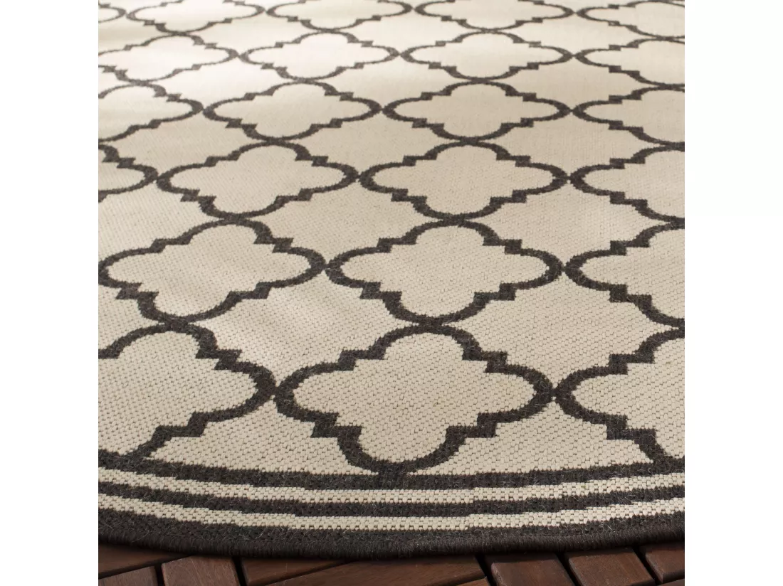 Tapis Creme & Brown 201 X 201 cm - Ischia