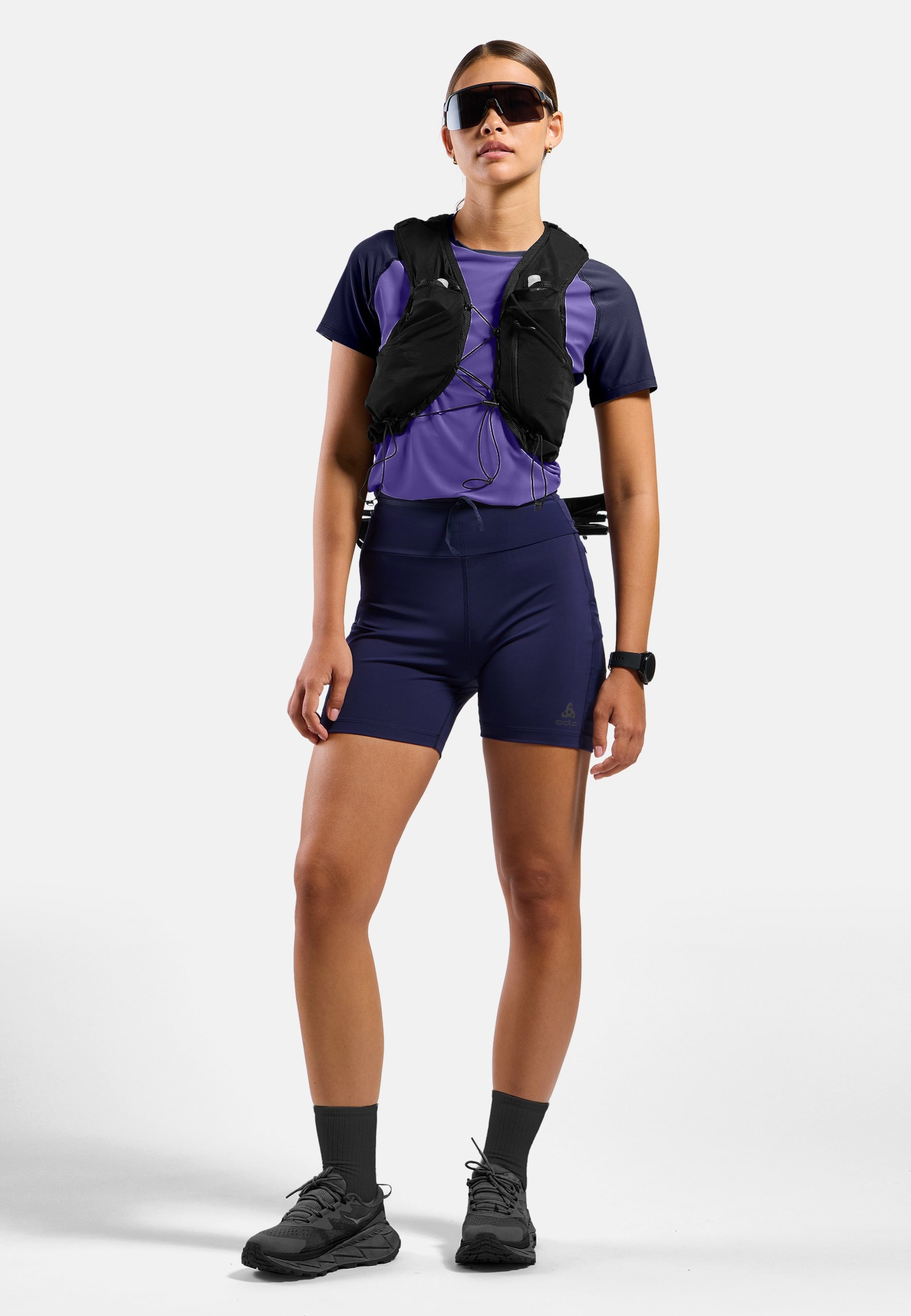 X-Alp Trailrunning-Shirt in afterparty - eclipse