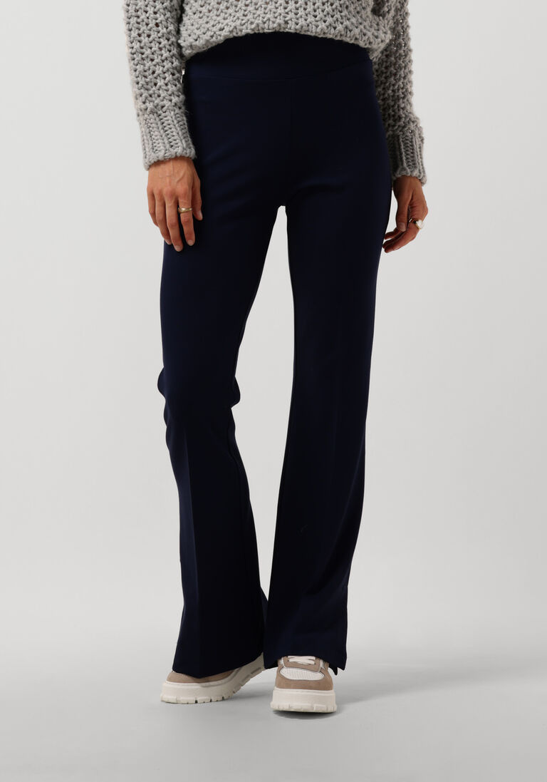 JANSEN AMSTERDAM donkerblauwe jansen amsterdam flared broek lecia