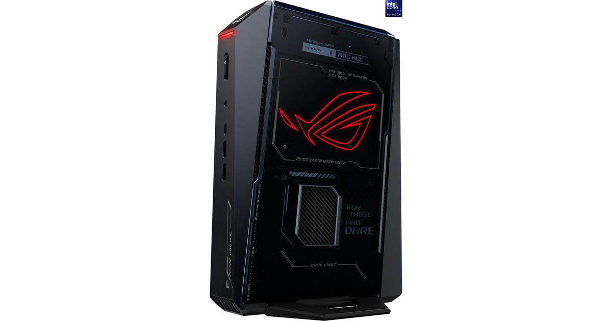 ASUSROG NUC RNUC15JNK9X28AA2 mini-pc  (Zwart | Core Ultra 9 275HX | RTX 5080 | 32 GB | 2 TB SSD)