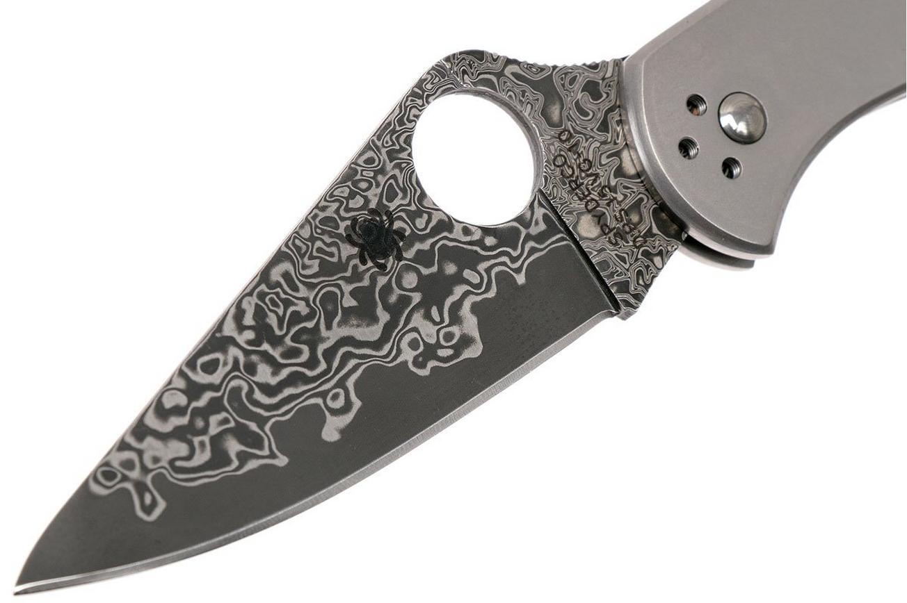 Spyderco Delica 4 Titanium Damascus C11TIPD zakmes
