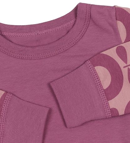 Katvig Classics Bluse - Lilla/Rosa m. Lilla ?bler