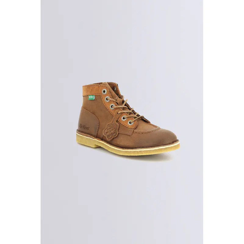 KICK LEGEND CAMEL COGNAC BOTTINES Cuir Femme