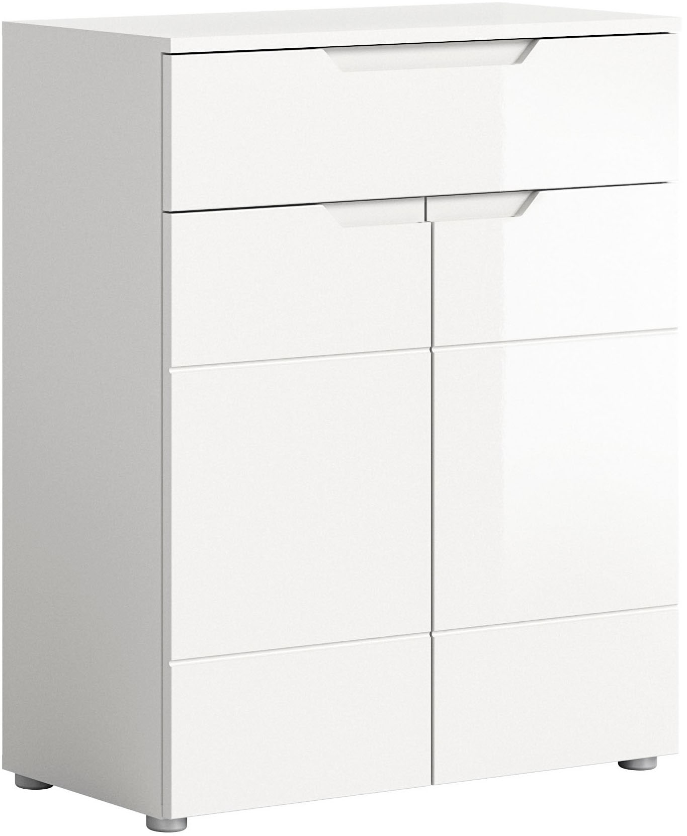 INOSIGN Schuhkommode »CAPRI, Höhe 97cm, 2 Türen, 1 Schubkasten, ink. eingefasster Griffmulde« Schuhschrank, Kommode, Anrichte, Sideboard, Schrank, Dielenschrank