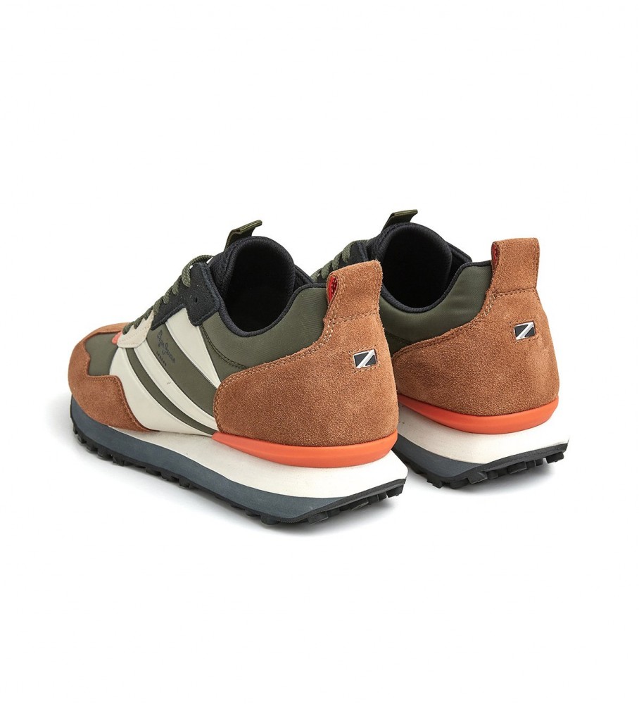 Tênis Pepe Jeans Foster Heat M em couro verde