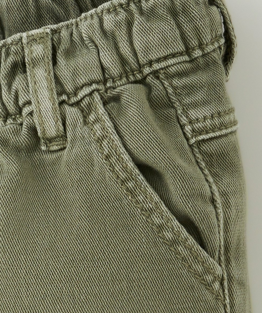 PANTALON DROIT RELAX GARÇON KAKI