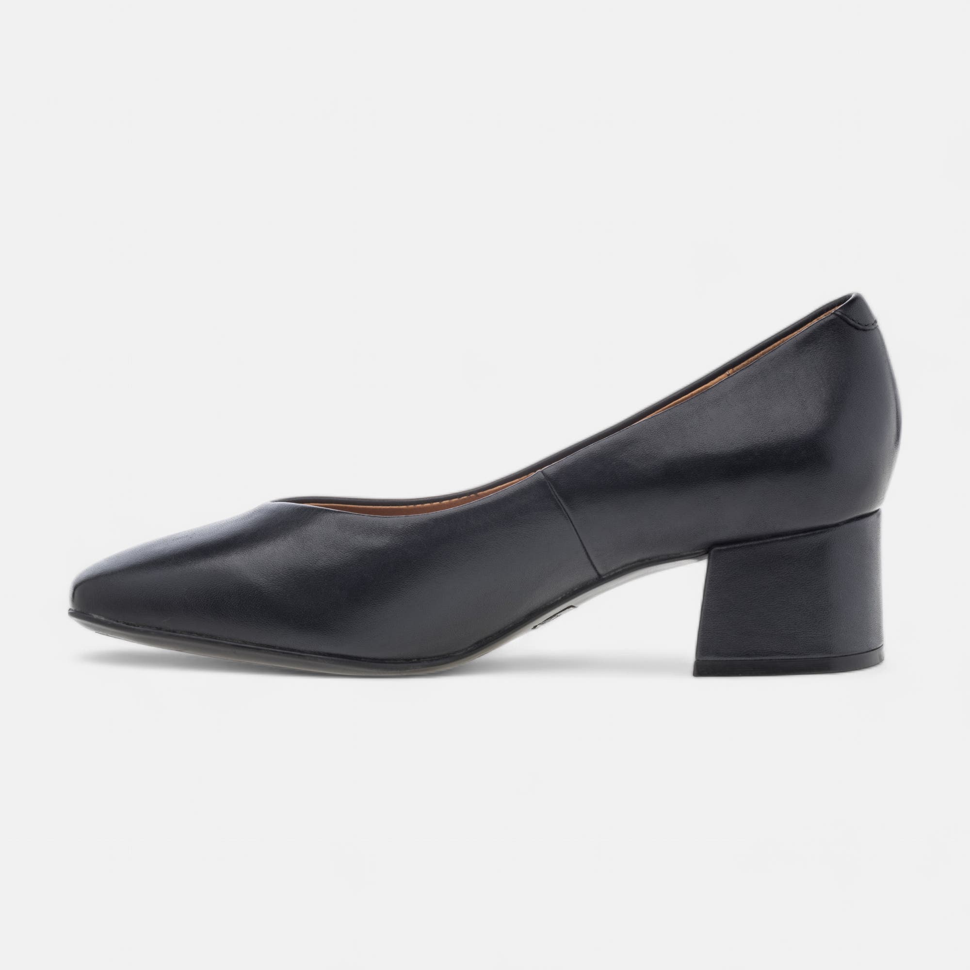 Escarpins Femme en cuir bleu marine