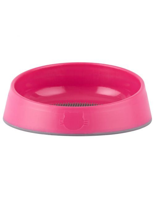 Lickimat Oh Bowl - Hairball Prevention - Oral Health - Kattenvoerbak - Ø16x5 cm Roze