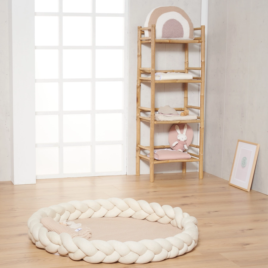 Nordic Coast Company Teddy Krabbeldecke Beige