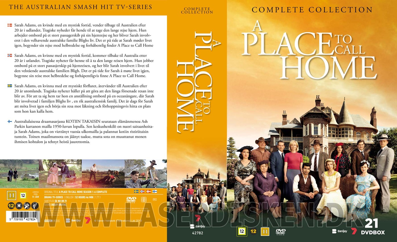 A PLACE TO CALL HOME - COMPLETE COLLECTION - EN NY BEGYNDELSE Komplet Boks - 21 DVD box
