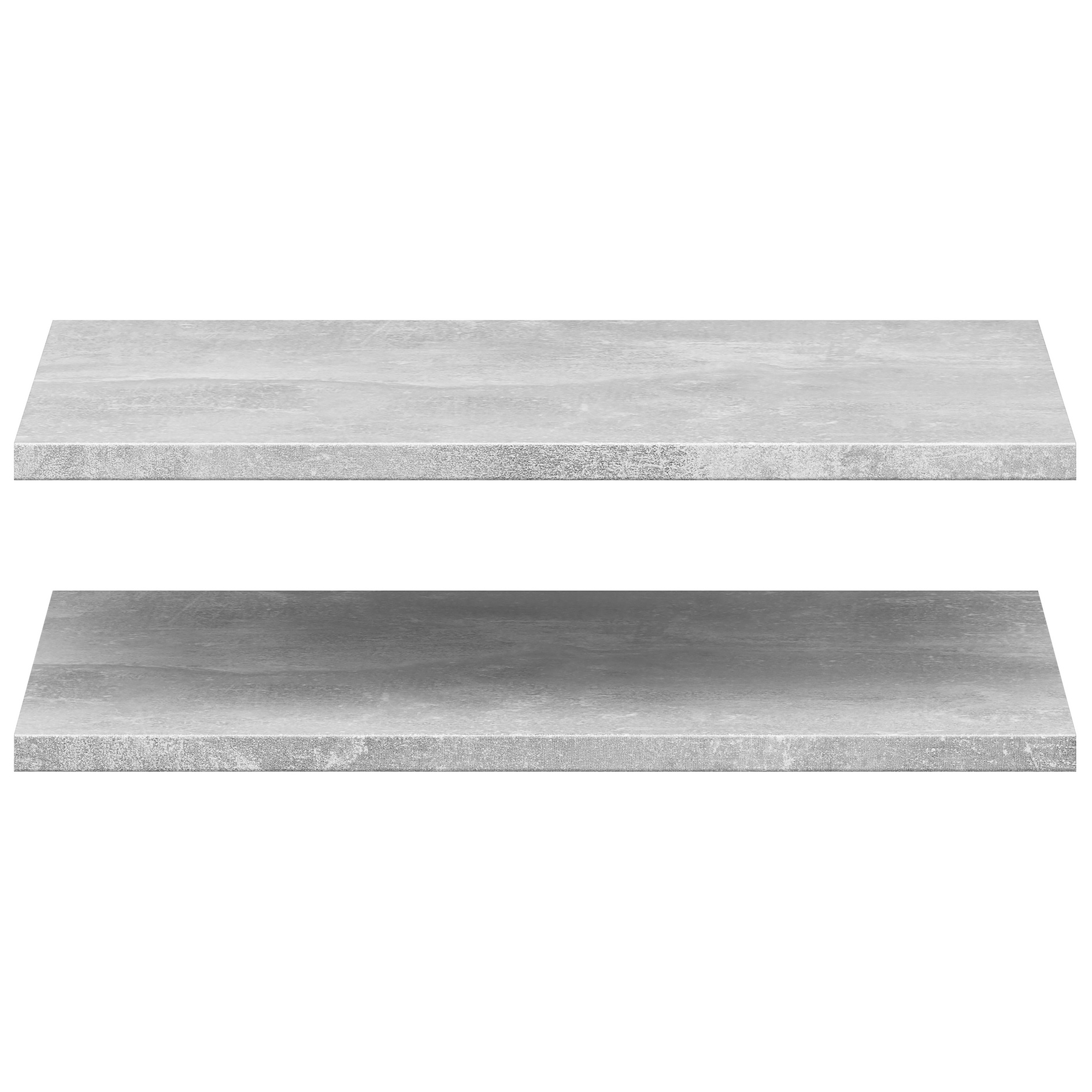 2-teiliges Einlegeboden-Set - Betonoptik - 42 cm