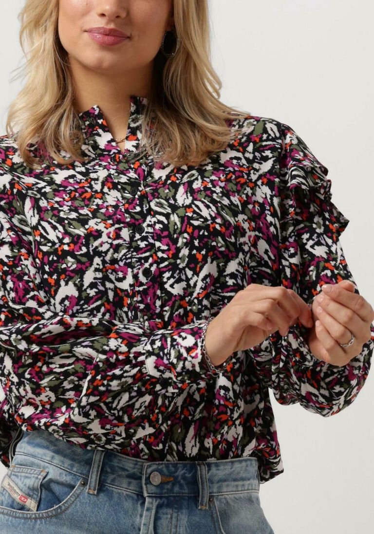ALIX THE LABEL multi alix the label blouse ladies woven blurry flower blouse