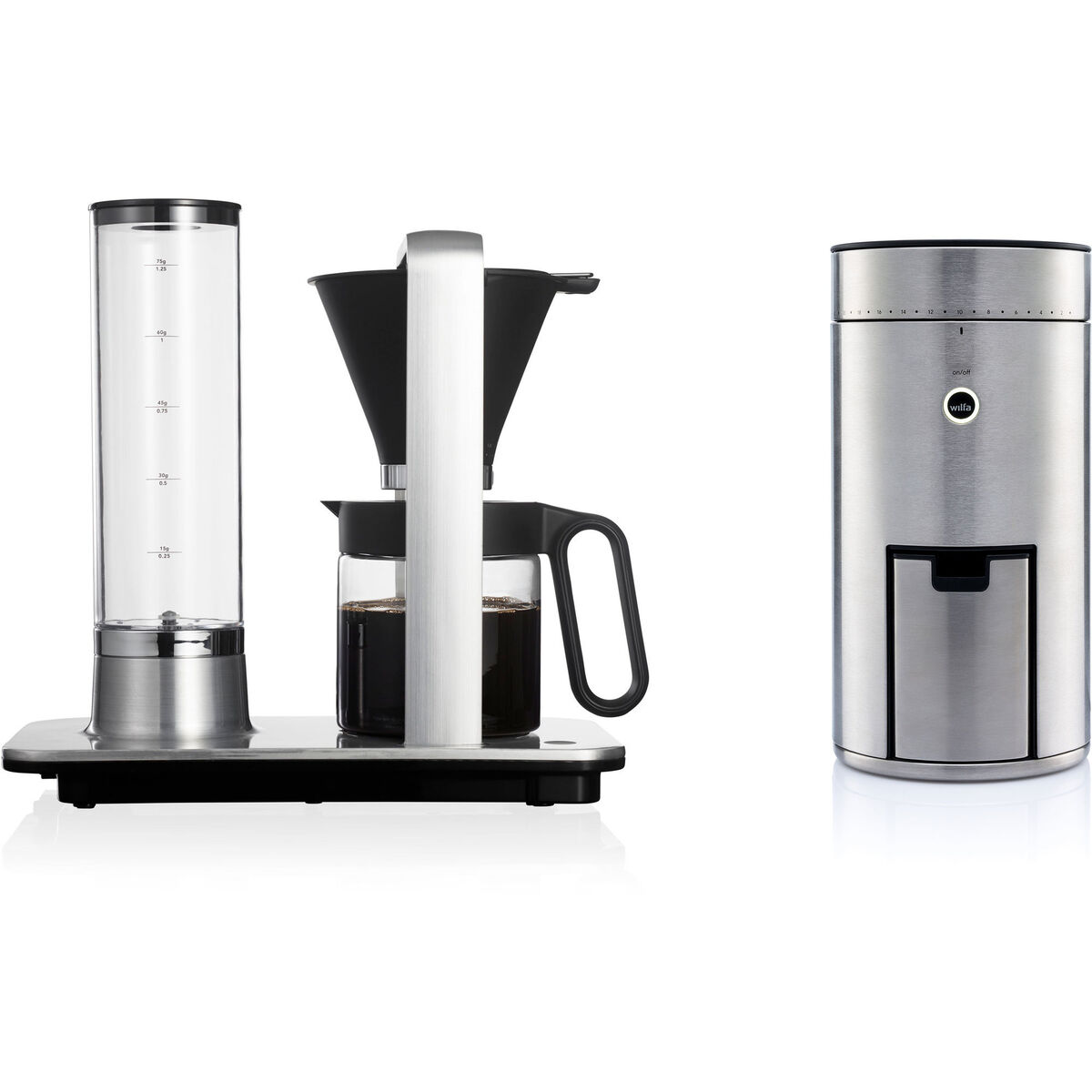 Kaffemaskin WSP-2A og kaffekvern WSFBS-100S