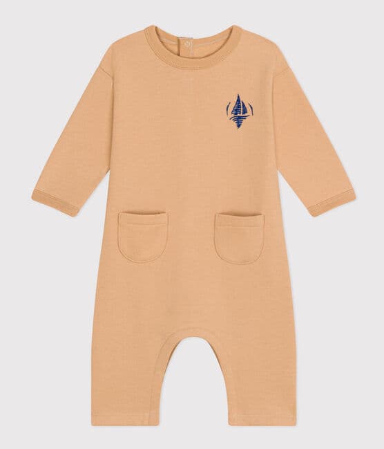 Combinaison longue en molleton bébé