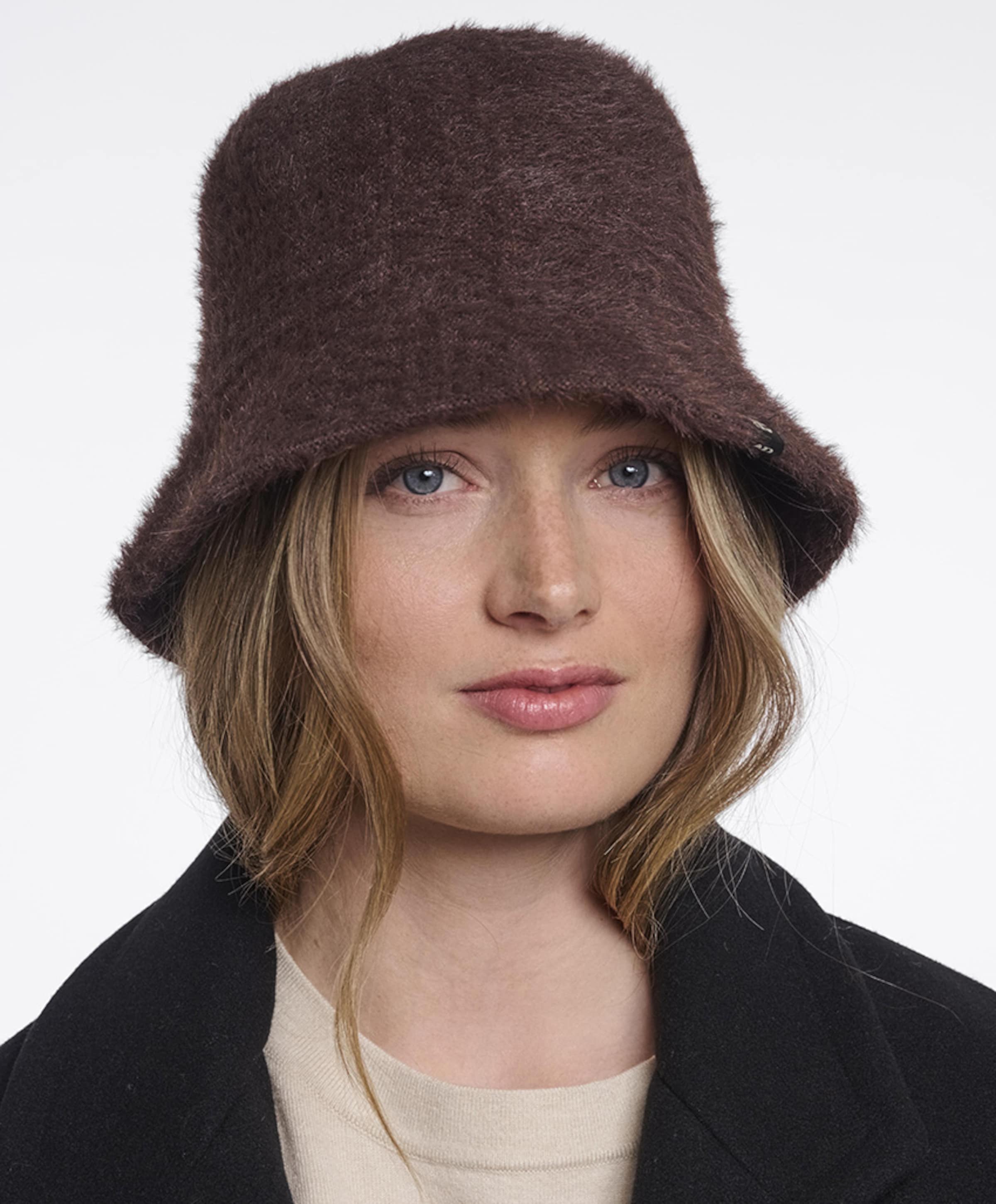 Rino & pelle Dames bucket hat bruin