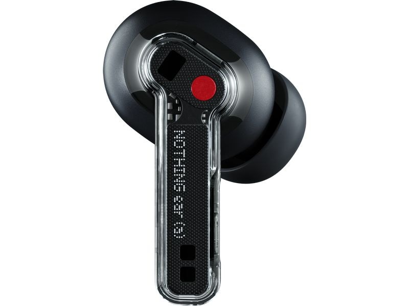 Nothing Ear Wireless In-Ear-Kopfhörer Ear (a) 3.Gen. Schwar Transparente In-Ear-Kopfhörer mit aktiver Geräuschunterdrückung