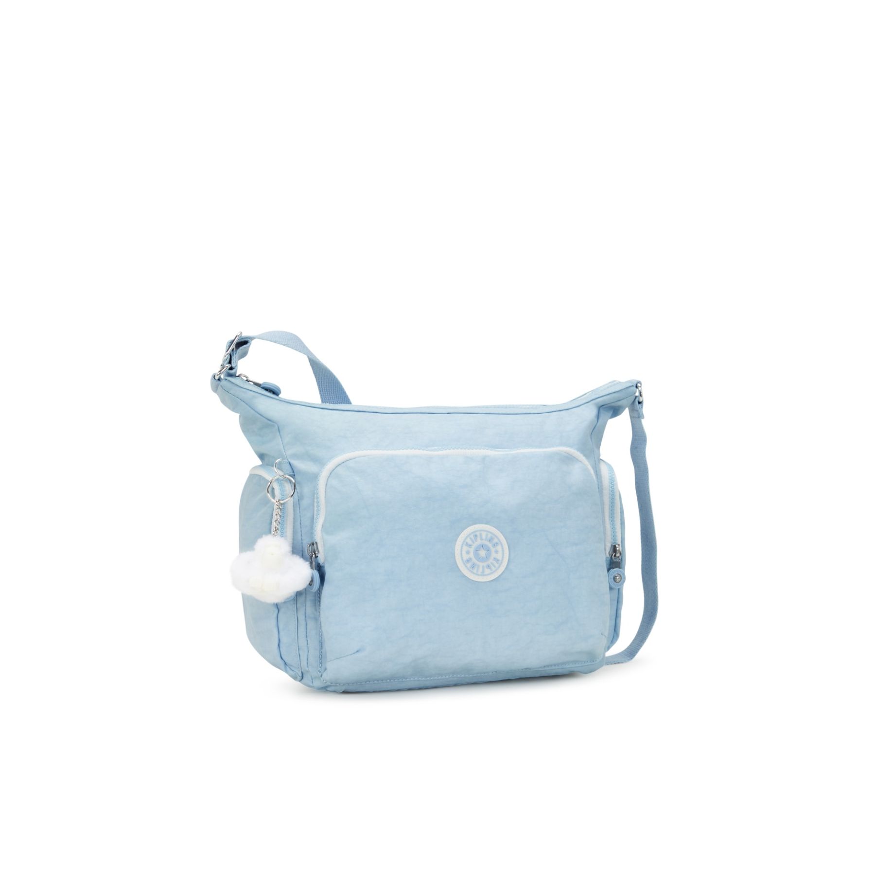 GABB Grand sac à bandoulière avec sangle réglable - Frost Blue Block