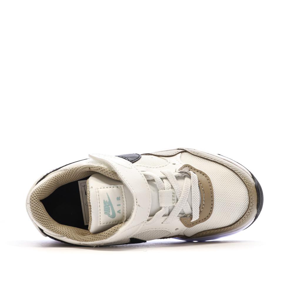 Nike Baskets Blanches/Marron Garçon Nike Air Max