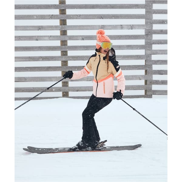 Veste de ski ROXY PEAK CHIC SOFTSHELL JK PEBBLE