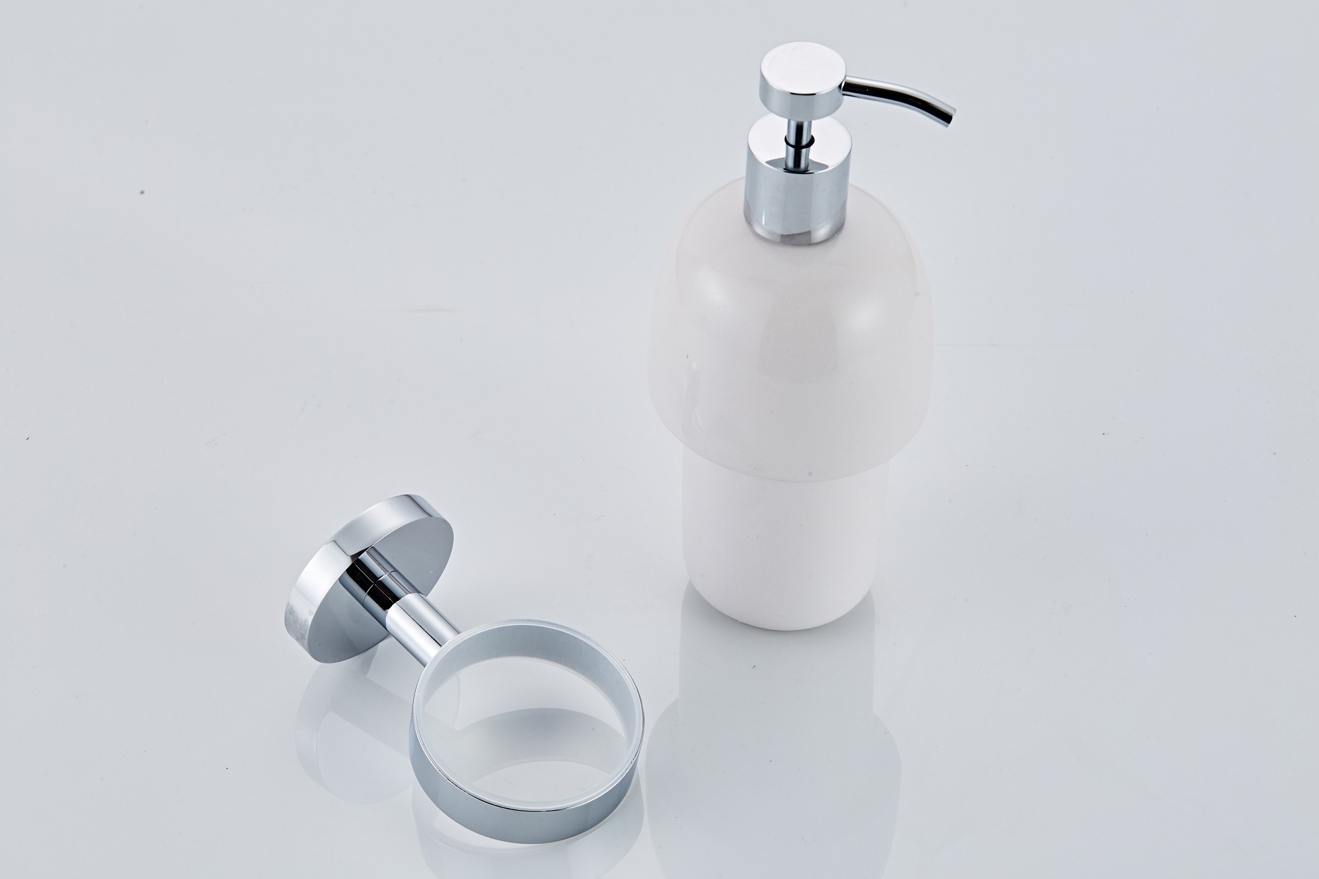 Saniclear Talpa zeepdispenser chroom
