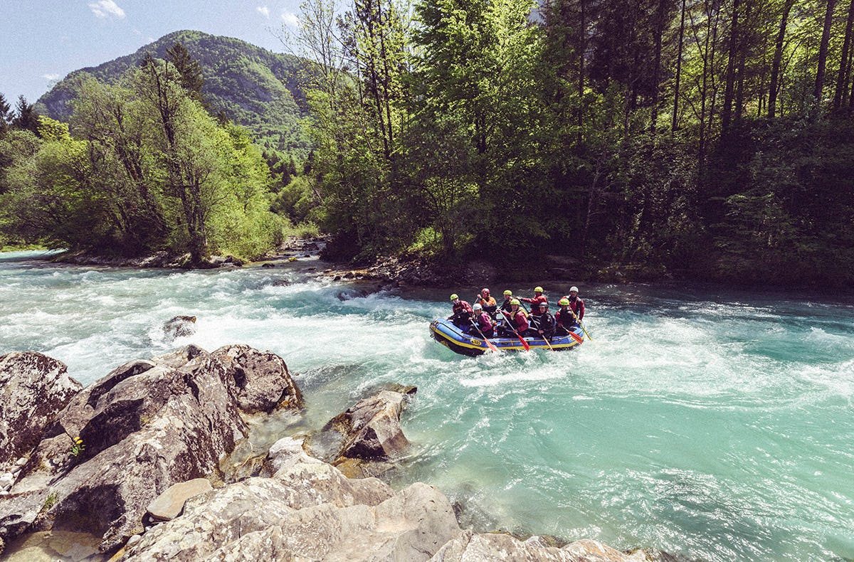Rafting-Tour auf der Isar in Lenggries