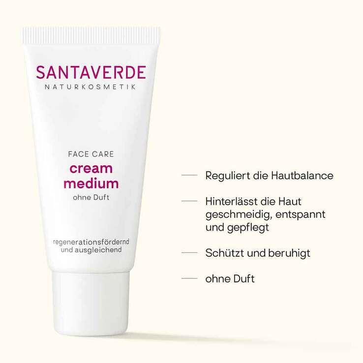 Aloe Vera Creme medium ohne Duft, 30 ml