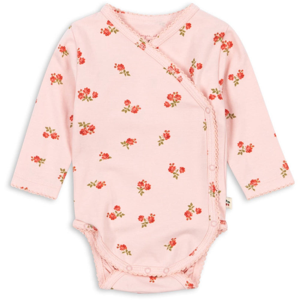 Køb Konges Sløjd Rosa Pink Basic Ls Newborn Body GOTS