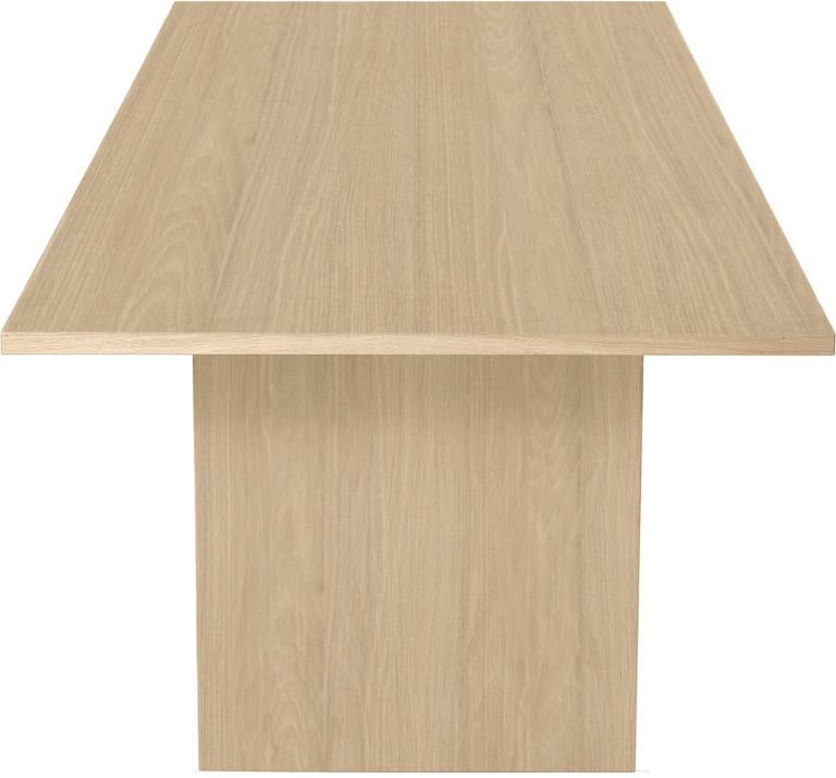 Gubi Private dining eettafel 320x100 brown/black ash
