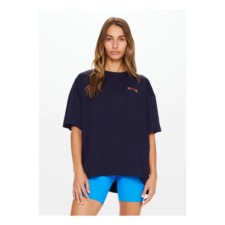 The Upside T-shirt Magic Laura Coton Bio | Bleu marine