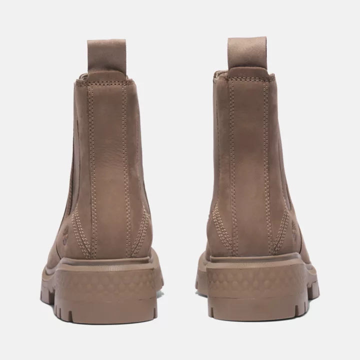 Bota Chelsea Cortina Valley Feminina na cor Bege