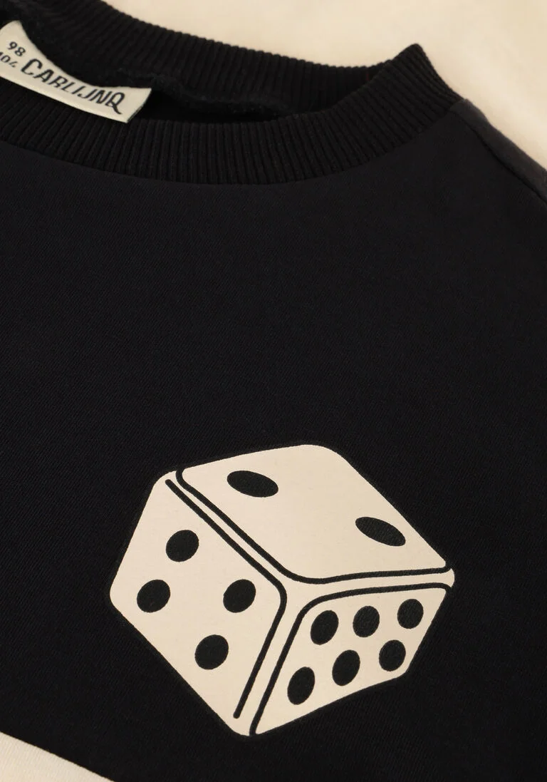 CARLIJNQ zwarte carlijnq t-shirt basic - oversized t-shirt with print