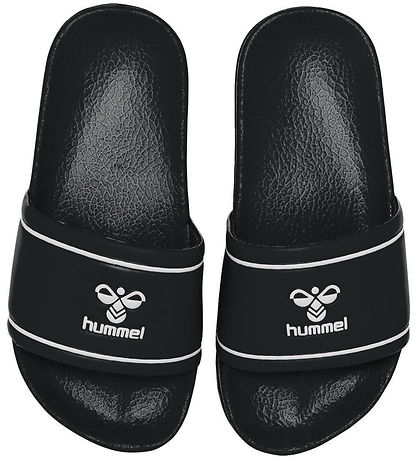Hummel Badesandalen - Pool Slide Jr - Schwarz/Weiß