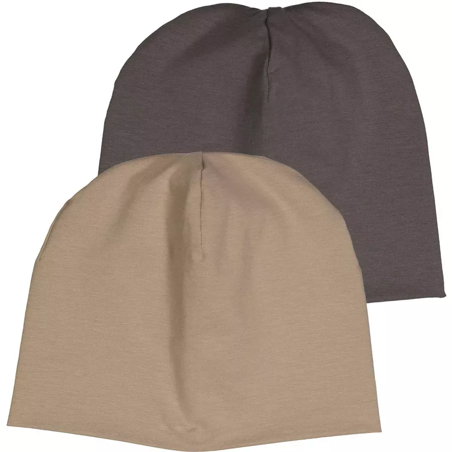 Müsli Beanie 2er-Pack Cashew